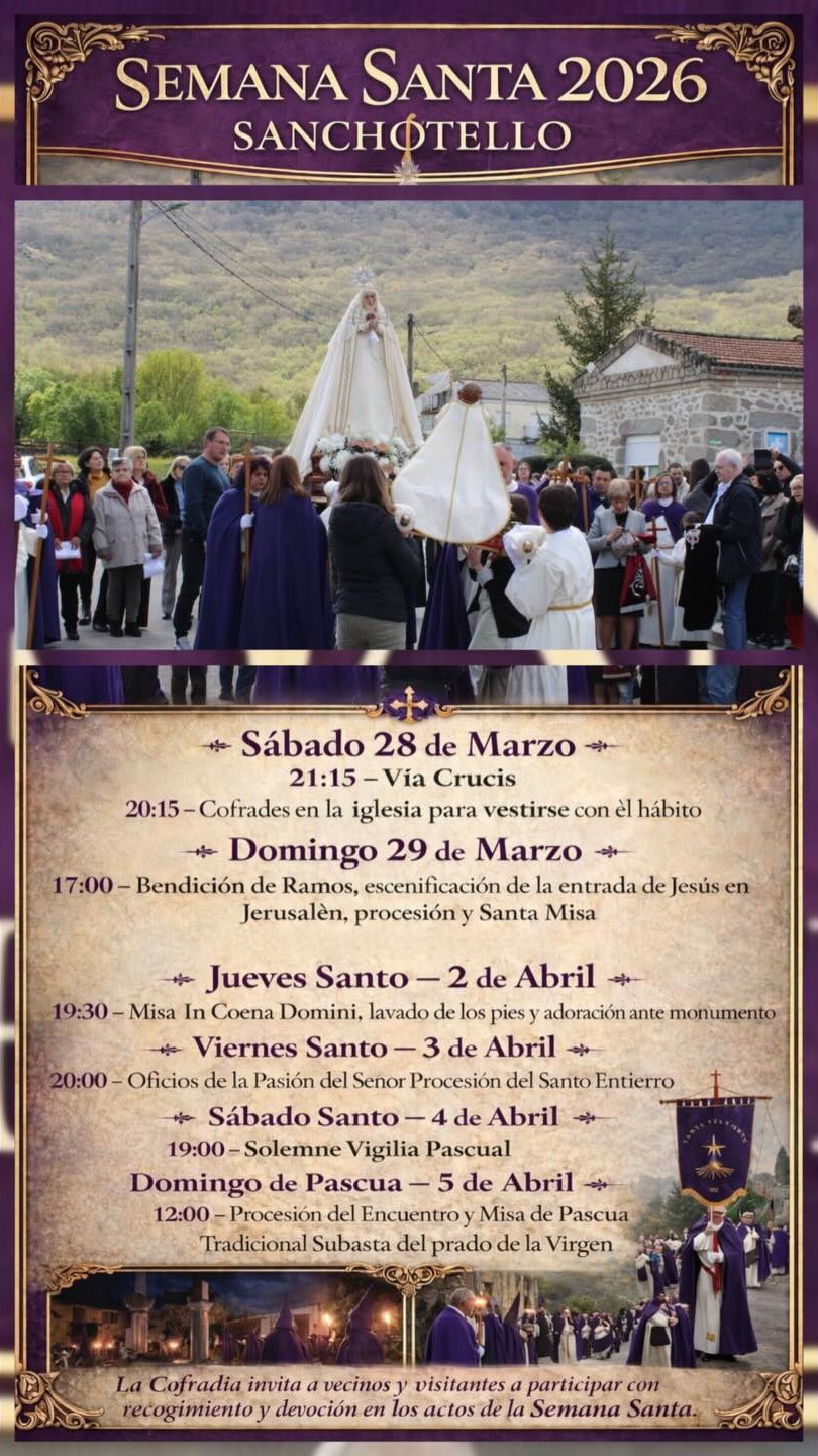 Semana Santa en Sanchotello 2026 Sanchotello